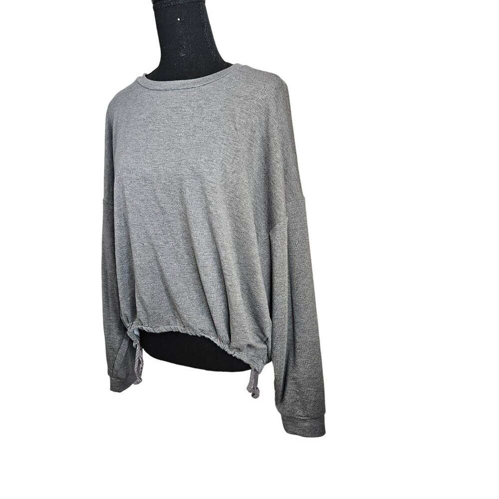 Fabletics Pullover Crop Drawstring Side Waist Lon… - image 4